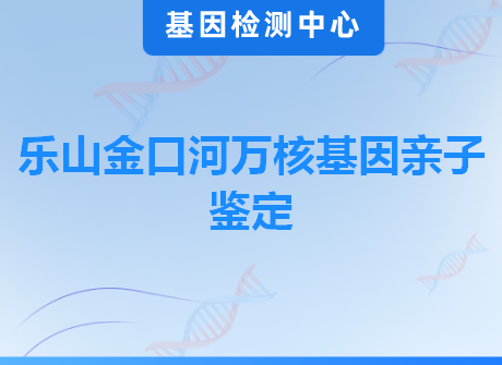 乐山金口河万核基因亲子鉴定