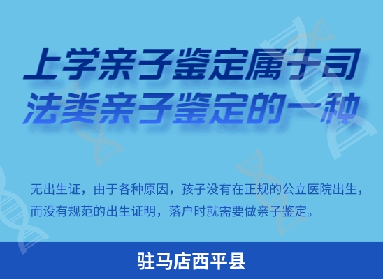 驻马店西平县学籍上学或考试亲子鉴定