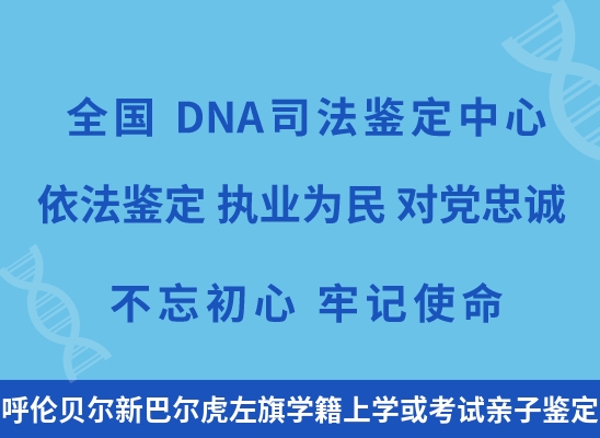 呼伦贝尔新巴尔虎左旗学籍上学或考试亲子鉴定