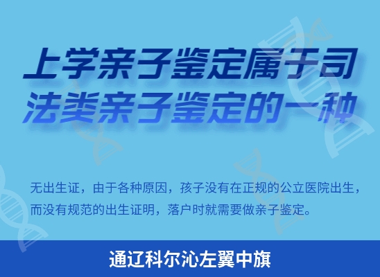 通辽科尔沁左翼中旗学籍上学或考试亲子鉴定