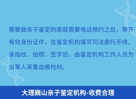 大理巍山学籍上学或考试亲子鉴定