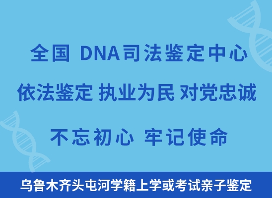 乌鲁木齐头屯河学籍上学或考试亲子鉴定