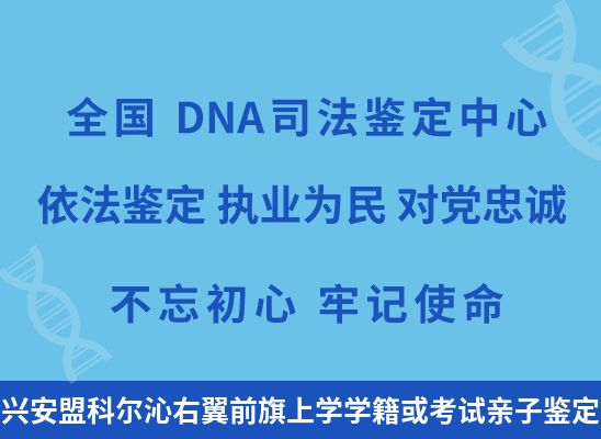 兴安盟科尔沁右翼前旗上学学籍或考试亲子鉴定