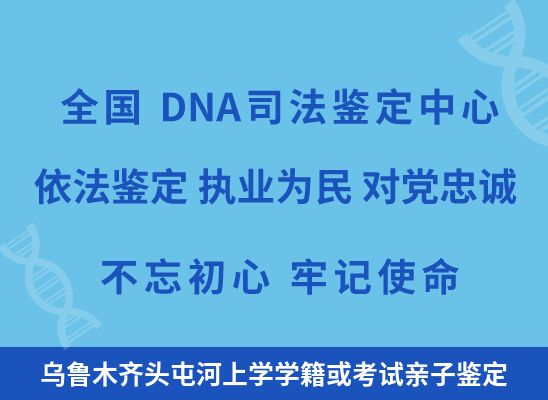 乌鲁木齐头屯河上学学籍或考试亲子鉴定