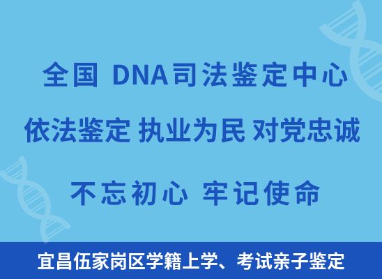 宜昌伍家岗区学籍上学、考试亲子鉴定