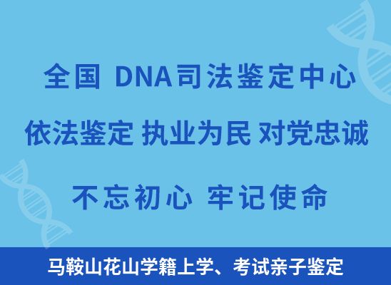 马鞍山花山学籍上学、考试亲子鉴定