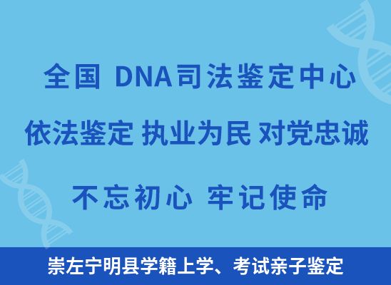 崇左宁明县学籍上学、考试亲子鉴定