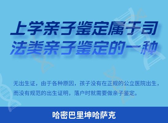 哈密巴里坤哈萨克学籍上学、考试亲子鉴定