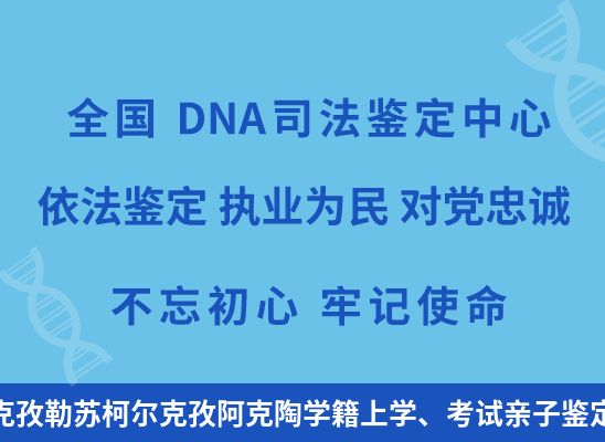 克孜勒苏柯尔克孜阿克陶学籍上学、考试亲子鉴定