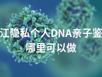 内江隐私个人DNA亲子鉴定哪里可以做