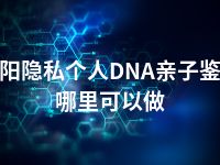 辽阳隐私个人DNA亲子鉴定哪里可以做