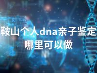 鞍山个人dna亲子鉴定哪里可以做