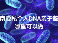 黔南隐私个人DNA亲子鉴定哪里可以做