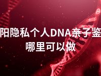 洛阳隐私个人DNA亲子鉴定哪里可以做