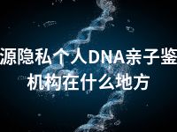 辽源隐私个人DNA亲子鉴定机构在什么地方