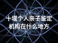 黑河个人亲子鉴定机构在什么地方