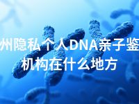 滨州隐私个人DNA亲子鉴定机构在什么地方