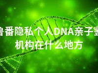 吐鲁番隐私个人DNA亲子鉴定机构在什么地方