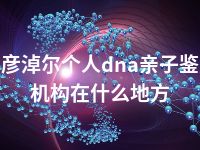 巴彦淖尔个人dna亲子鉴定机构在什么地方