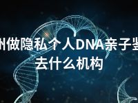 泉州做隐私个人DNA亲子鉴定去什么机构