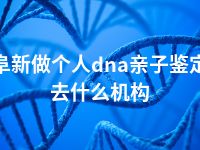 阜新做个人dna亲子鉴定去什么机构