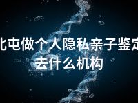 北屯做个人隐私亲子鉴定去什么机构