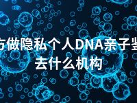 东方做隐私个人DNA亲子鉴定去什么机构