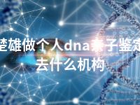 楚雄做个人dna亲子鉴定去什么机构