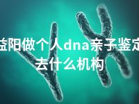 益阳做个人dna亲子鉴定去什么机构