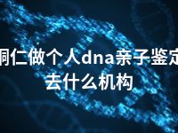 铜仁做个人dna亲子鉴定去什么机构