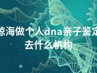 琼海做个人dna亲子鉴定去什么机构