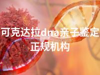 可克达拉dna亲子鉴定正规机构