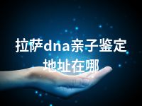 拉萨dna亲子鉴定地址在哪