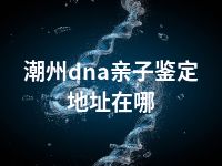 潮州dna亲子鉴定地址在哪