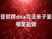 巴音郭楞dna司法亲子鉴定哪里能做