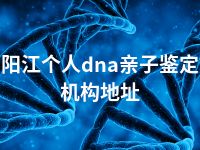 阳江个人dna亲子鉴定机构地址