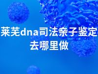 莱芜dna司法亲子鉴定去哪里做