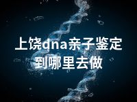 上饶dna亲子鉴定到哪里去做