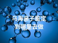 乌海亲子鉴定到哪里去做