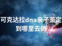 可克达拉dna亲子鉴定到哪里去做