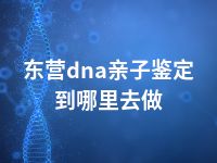 东营dna亲子鉴定到哪里去做