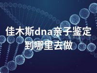 佳木斯dna亲子鉴定到哪里去做