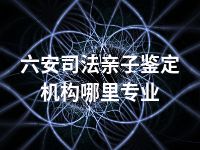 六安司法亲子鉴定机构哪里专业