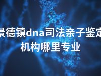 景德镇dna司法亲子鉴定机构哪里专业