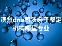 滨州dna司法亲子鉴定机构哪里专业