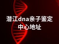 潜江dna亲子鉴定中心地址