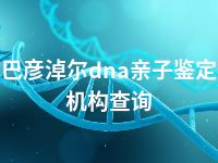 巴彦淖尔dna亲子鉴定机构查询