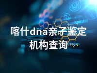 喀什dna亲子鉴定机构查询