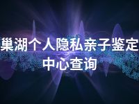 巢湖个人隐私亲子鉴定中心查询