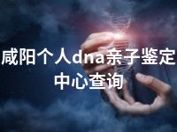 咸阳个人dna亲子鉴定中心查询